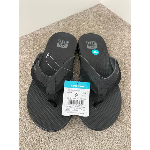 New Reef Men's Cushion Spring 2.0 Sandals Size 9 - Picture 1 of 3
